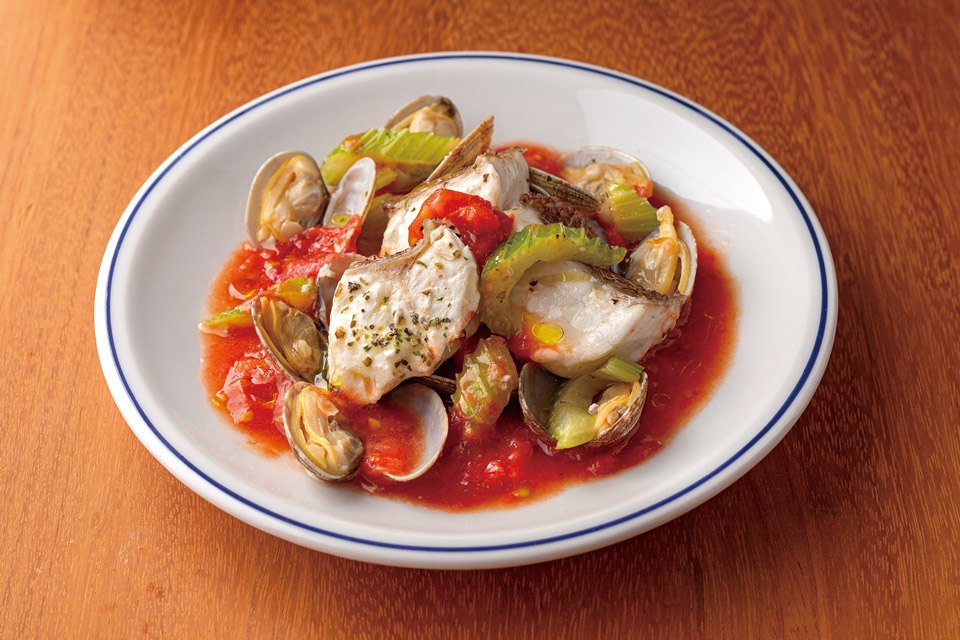 魚介のトマトスープ