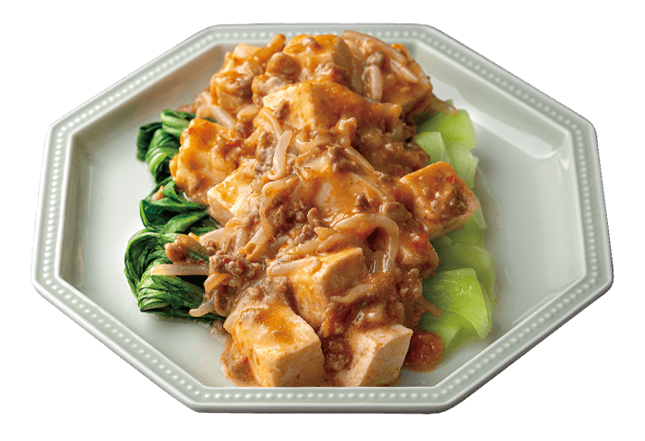 もやし入り麻婆豆腐